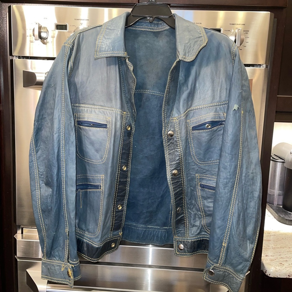 Women’s reversible leather jacket size small